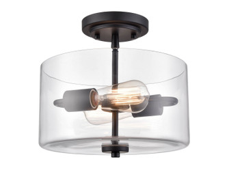 Verlana Two Light Semi-Flush Mount in Matte Black (59|2710MB)
