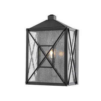 Caswell One Light Outdoor Wall Sconce in Powder Coated Black (59|2641PBK)