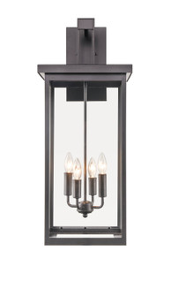 Barkeley Four Light Outdoor Wall Sconce in Powder Coated Bronze (59|2606PBZ)