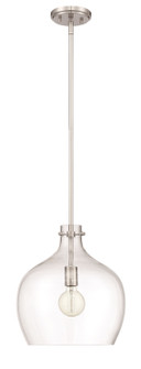 One Light Pendant in Brushed Nickel (59|2071BN)
