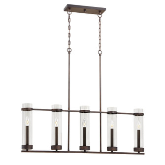 Milan Five Light Island Pendant in Rubbed Bronze (59|1975RBZ)