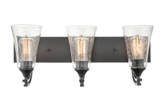 Natalie Three Light Vanity in Matte Black (59|1493MB)