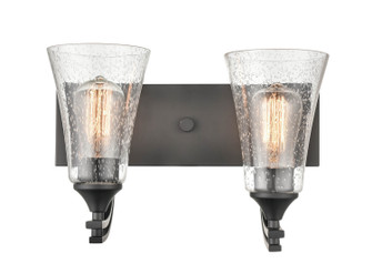 Natalie Two Light Vanity in Matte Black (59|1492MB)