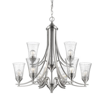 Natalie Nine Light Chandelier in Satin Nickel (59|1469SN)