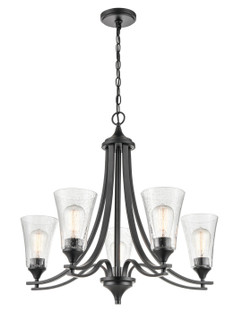 Natalie Five Light Chandelier in Matte Black (59|1465MB)