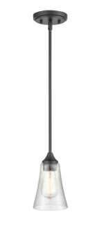 Natalie One Light Pendant in Matte Black (59|1461MB)