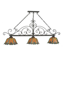 Duffner & Kimberly Shell & Diamond Three Light Island Pendant in Timeless Bronze (57|99901)