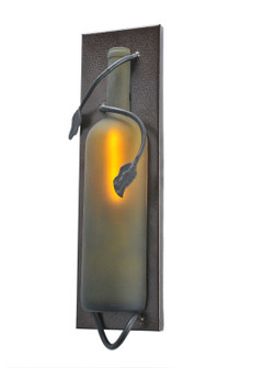 Tuscan Vineyard One Light Wall Sconce in Black Metal,Copper Vein (57|99586)