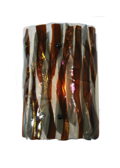 Metro Fusion One Light Wall Sconce in Amber/Beige/Smoke/Irid Clear (57|99529)