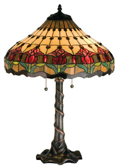 Colonial Tulip Table Lamp in Mahogany Bronze (57|99270)