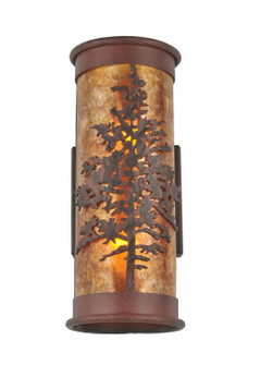 Tamarack Two Light Wall Sconce in Wrought Iron On Rust (57|99147)