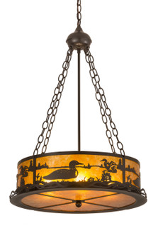Loon Four Light Inverted Pendant in Timeless Bronze (57|99133)