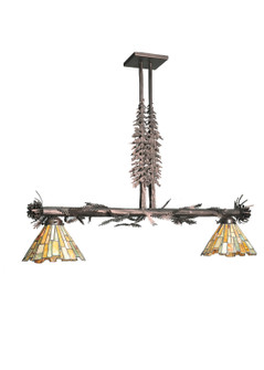 Delta Two Light Island Pendant in Mahogany Bronze (57|99008)