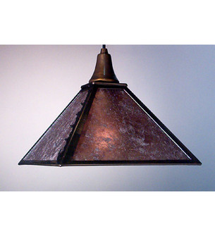 Leaf Edge One Light Pendant in Antique Copper (57|98719)