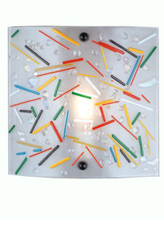 Metro Fusion One Light Wall Sconce in Nickel (57|98430)