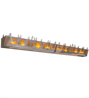 Tall Pines Eight Light Vanity in Industrial Steel (57|98214)