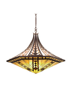 Sonoma Three Light Inverted Pendant in Cinnamon Coffee Metallic (57|98194)