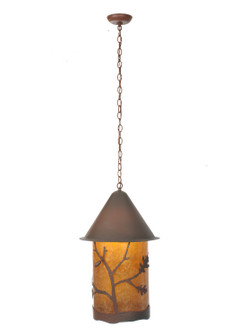 Oak Leaf & Acorn One Light Pendant in Wrought Iron On Rust (57|97926)