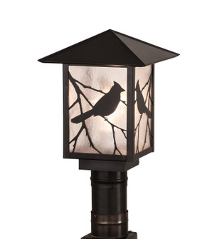 Seneca One Light Post Mount in Craftsman Brown (57|93728)