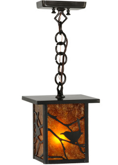 Hyde Park One Light Mini Pendant in Craftsman Brown (57|83422)