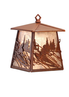 White Water Kayak One Light Wall Sconce in Rust (57|82656)