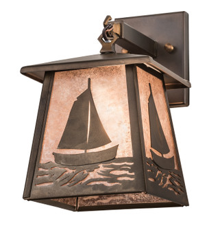Sailboat One Light Wall Sconce in Antique Copper (57|82646)