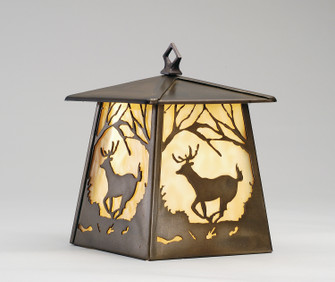 Deer At Dawn One Light Wall Sconce in Antique Copper (57|82637)