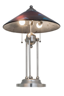 Metro Fusion Three Light Table Lamp in Nickel (57|82485)