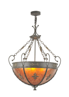 Old London Three Light Inverted Pendant in Timeless Bronze (57|81896)