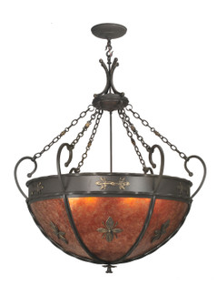 Old London Seven Light Inverted Pendant in Timeless Bronze (57|81895)