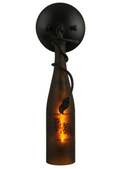 Tuscan Vineyard One Light Wall Sconce in Textured Black (57|81816)
