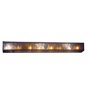 Mountain Pine Eight Light Vanity in Amber Mica (57|81694)