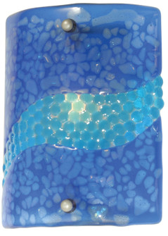 Metro Fusion One Light Wall Sconce in Blue/Pebbles (57|81667)