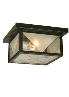 Harlequin Two Light Flushmount in Textured Black (57|81625)