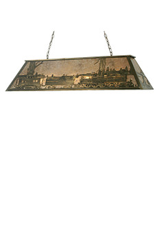 Train Six Light Pendant in Antique Copper (57|81347)