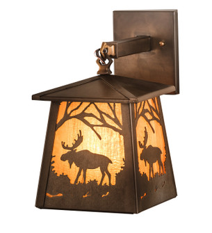 Moose At Dawn One Light Wall Sconce in Antique Copper (57|81342) Moose At Dawn One Light Wall Sconce in Antique Copper (57|81342)
