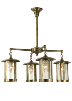 Fulton Four Light Chandelier in Antique Brass (57|81058)