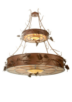 Woodland Pine 12 Light Chandelier in Rust (57|79713)