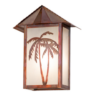 Tropical One Light Wall Sconce in Vintage Copper (57|77967)
