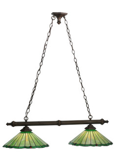 Caprice Two Light Island Pendant in Mahogany Bronze (57|77695)