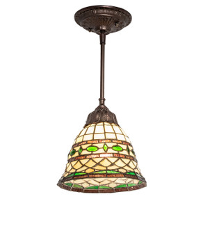 Tiffany Roman One Light Pendant in Mahogany Bronze (57|77557)