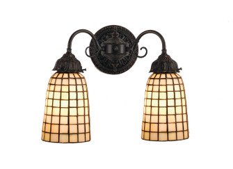 Geometric Two Light Wall Sconce in Beige (57|74058)