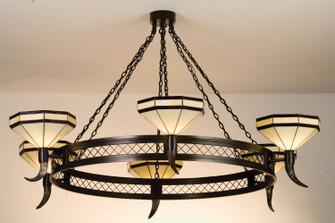 Topridge Six Light Chandelier in Timeless Bronze (57|72557)