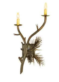 Lone Pine Two Light Wall Sconce in Antique Copper (57|72540)