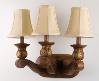 Kendall Three Light Vanity in Portsmouth Cherry (57|71475)
