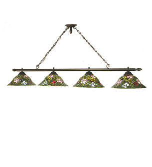 Tiffany Rosebush Four Light Island Pendant in Mahogany Bronze (57|69269)