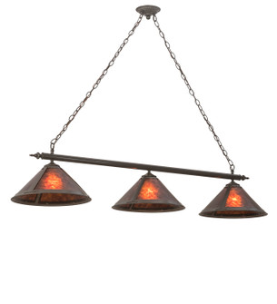 Sutter Three Light Island Pendant in Timeless Bronze Mahogany Bronze (57|68232)