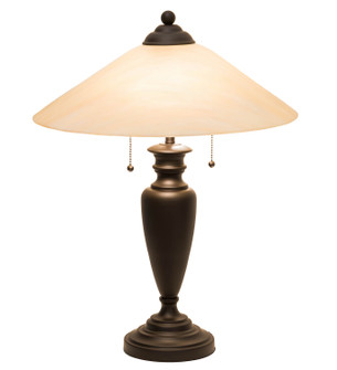 Saturn Two Light Table Lamp in Craftsman Brown (57|66753)