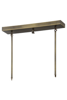 Island Pendant Hardware Two Light Island Pendant Hardware in Antique Brass (57|57167)