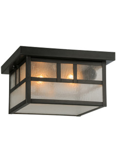 Hyde Park Two Light Flushmount in Craftsman Brown (57|52694)